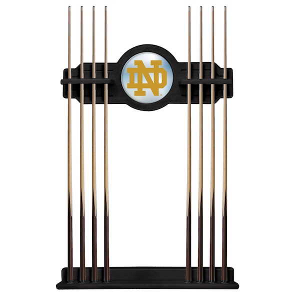 Notre Dame (ND) Cue Rack in Black Finish